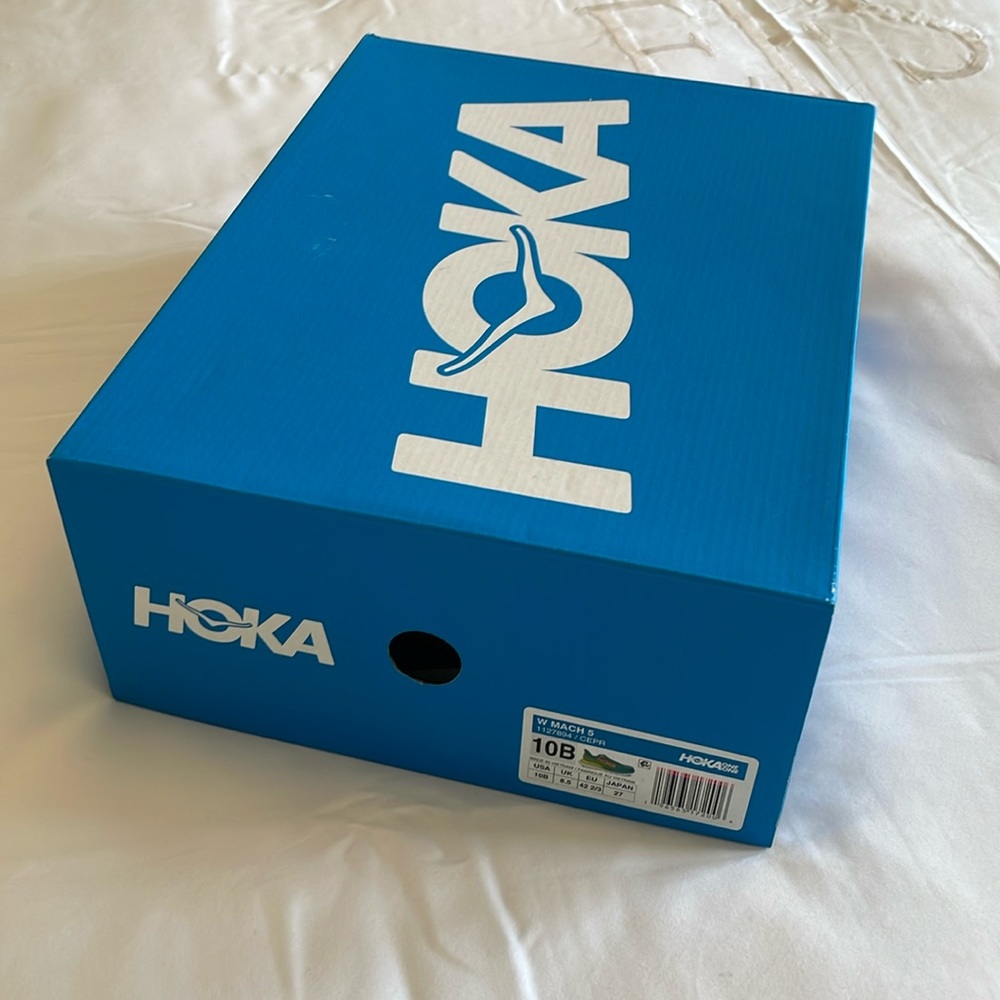 Hoka Mach 5 Women's color - ceramic and evening primrose - size 10